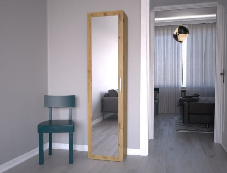 Szafa-jednodrzwiowa-dąb-artisan