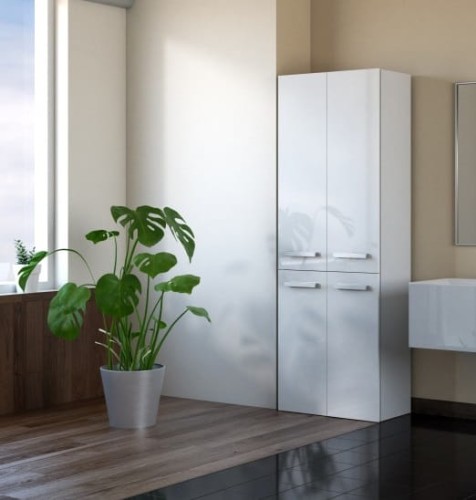 Szafka-łazienkowa-słupek-biały-połysk