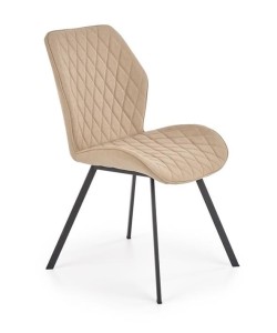 Nowoczesne krzesło do salonu, jadalni beżowe loft