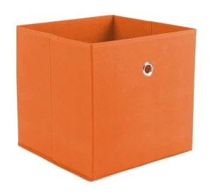 Pomarańczowy pojemnik materiałowy, wkład