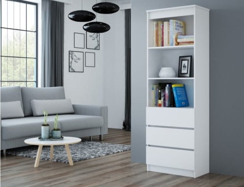 regal-biurowy-szuflady-bialy