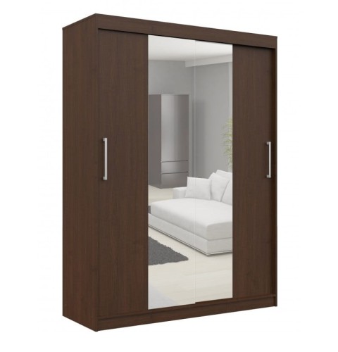 Szafa-przesuwna-z-lustrem-wenge