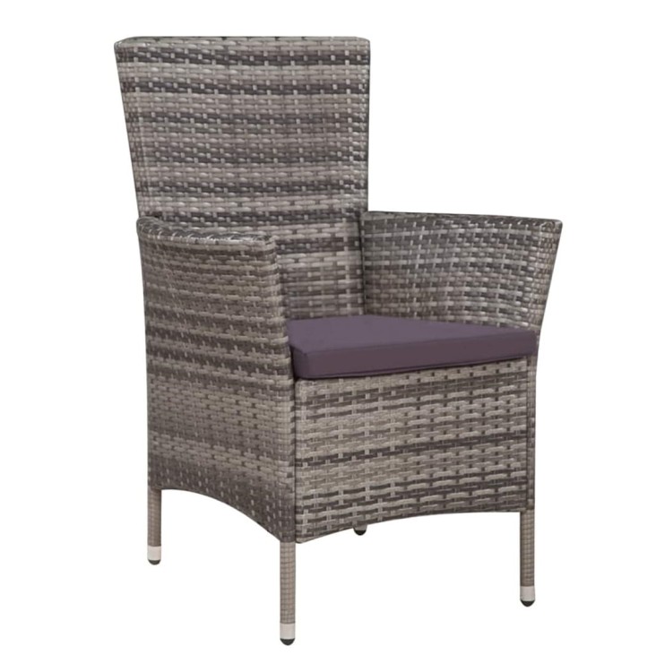 Szare-krzesło-ogrodowe z-poduszką