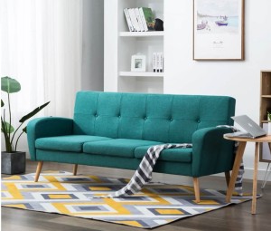 Sofa trzyosobowa do salonu kanapa na nóżkach