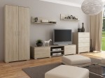 Komplet mebli z szafą i RTV dąb sonoma