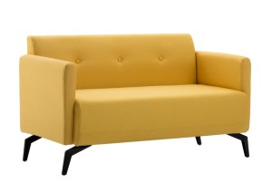 Dwuosobowa nowoczesna sofa grube siedzisko