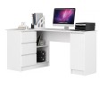 Białe-biurko-z-szufladami-narożne