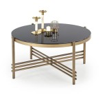 Nowoczesna-okrągła-ława-złoty-i-czarne-szkło
