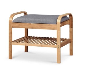 Stojak na buty drewniany półka 60x33 cm