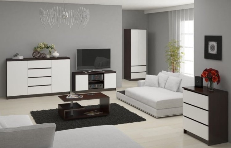 Zestaw-mebli-w-kolorze-wenge-z-białymi-frontami