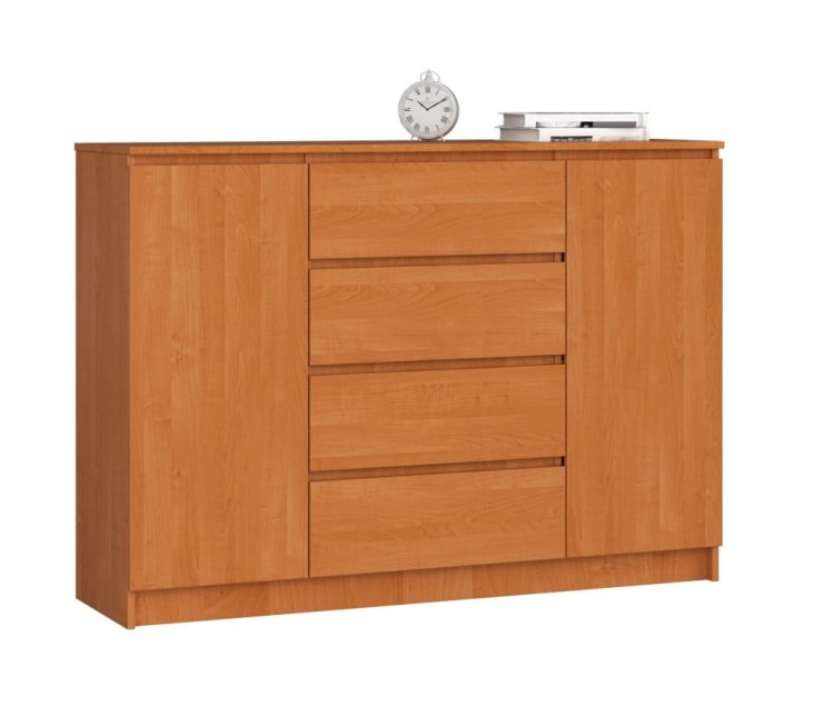 Szafka-z-półkami-i-szufladami-na-ubrania-olcha