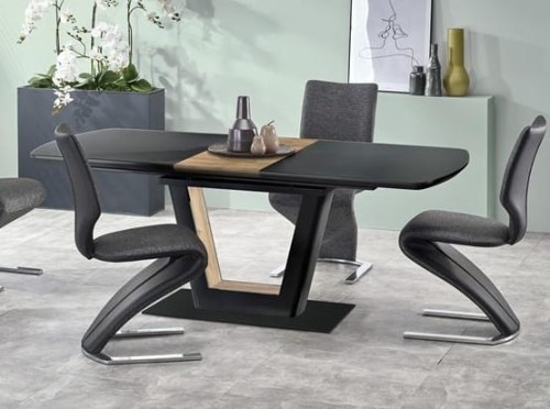Stół-do-jadalni-czarny-z-orzechem