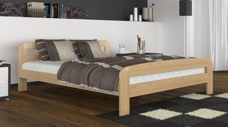 Dwuosobowe-łóżko-w-kolorze-sosna