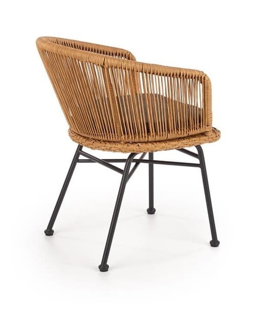 Krzesło-w stylu-boho-z-rattanu