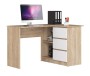Biurko-narożne-dąb-sonoma-z-białym