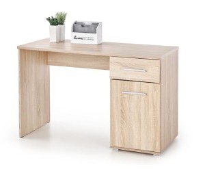 Młodzieżowe biurko z szafką i szufladą sonoma 120 cm