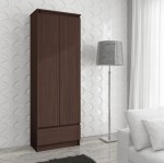 Regał biurowy z półkami i szufladą wenge