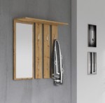 Lustro z wieszakiem i półką do przedpokoju artisan