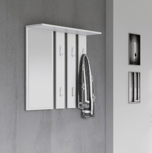 Biały-wieszak-z-lustrem-do-korytarza