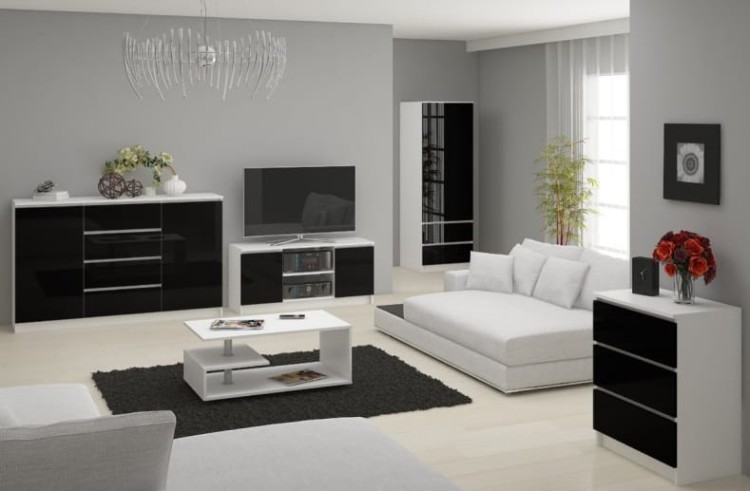 Zestaw-mebli-w-czarnym-połysku