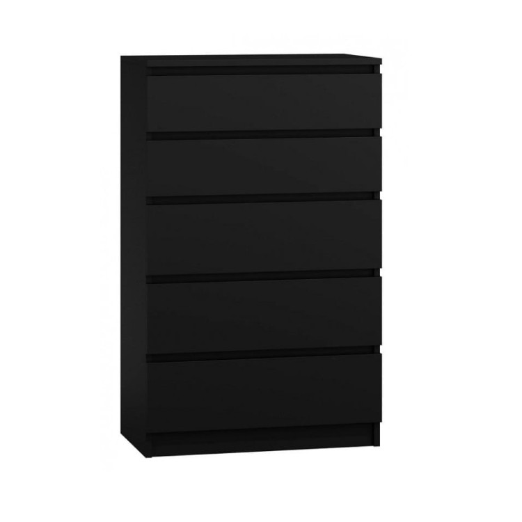 Czarna-komoda-z-szufladami-70cm