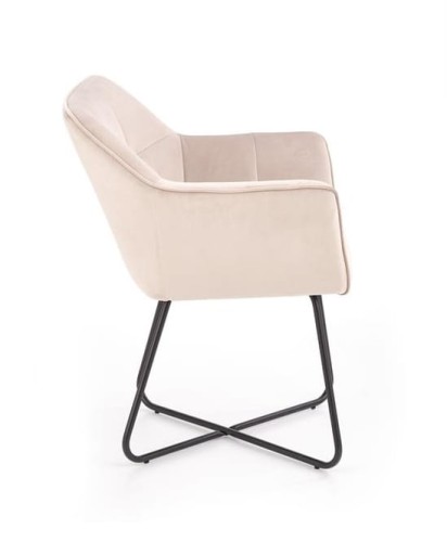 Bok-beżowego-fotela-do-jadalni