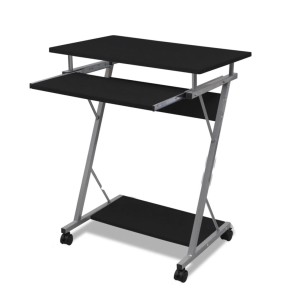 Biurko komputerowe z półką na klawiaturę