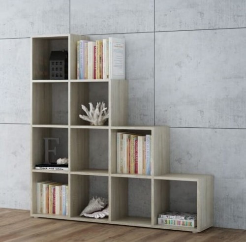 regał-działowy-książki-schodkowy-sonoma-półki