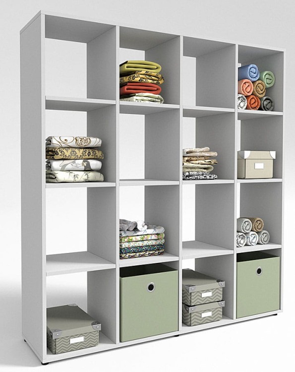 regał-kwadrat-biały-półki