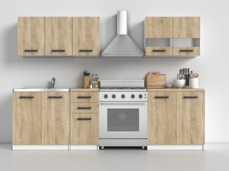 Zestaw-mebli-kuchennych-dąb-sonoma