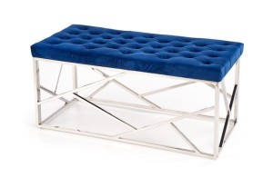 Elegancka ławka pufa w stylu glam