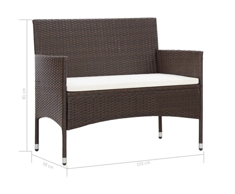 Wymiary-sofy-dwuosobowej-brązowej