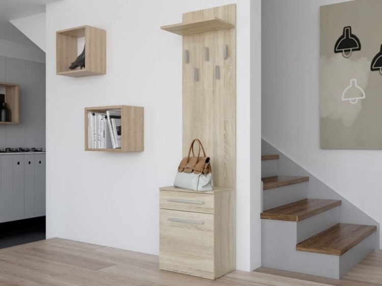 Komplet-do-korytarza-dąb-sonoma