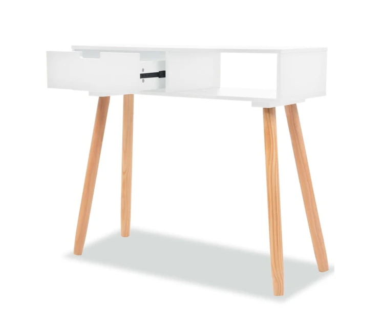 Sekretarzyk-z-szufladą-na-drewnianych-nóżkach