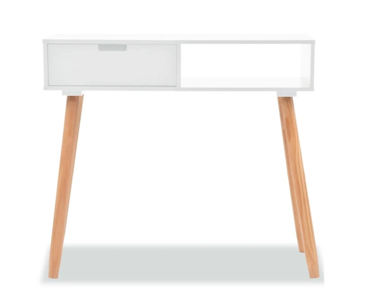 Skandynawskie-małe-biurko-z-szufladą-i-półką