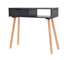 Nowoczesna konsola z szufladą, sekretarzyk z półką 80 cm