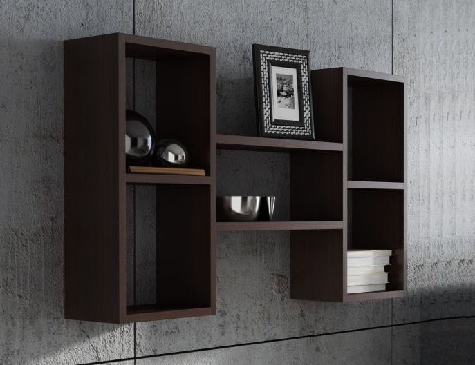 regał-półka-książki-wenge