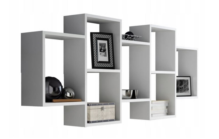 regał-biały-wiszący