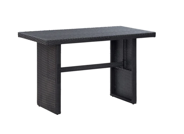 Polirattanowy-stół-ogrodowy-czarny