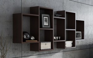 Regał na zabawki wiszący wenge