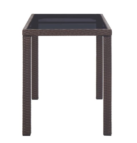 Bok-stołu-rattanowego-brązowego