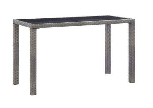 Szary-rattanowy-stół-ogrodowy