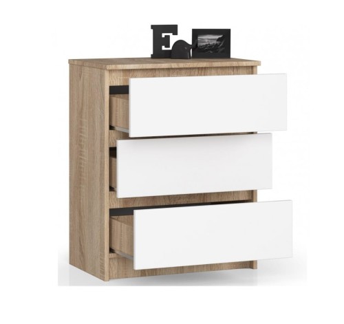 Komoda-z-szufladami-na-bieliznę-sonoma-biały