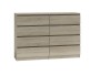 Komoda-8-szuflad-sonoma
