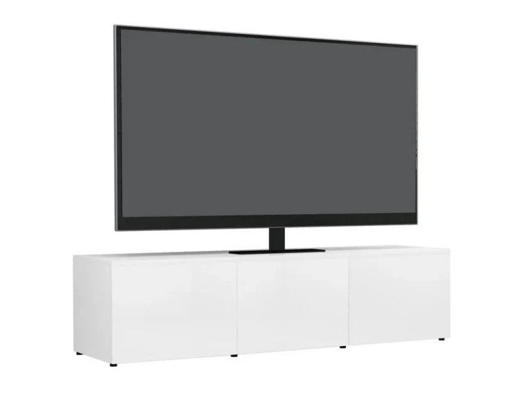 Biała-szafka-RTV-z-szufladami