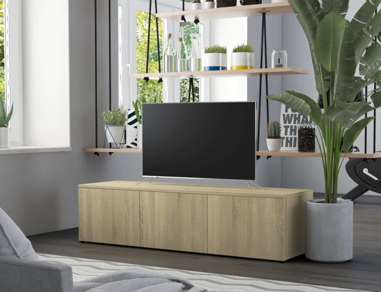 Komoda-pod-TV-z-szufladami-sonoma