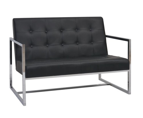 Czarna-dwuosobowa-sofa-do-gabinetu