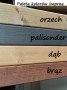 Zdjęcie zaimpregnowanych desek - kolory