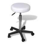 Obrotowe krzesło biurowe bez oparcia
