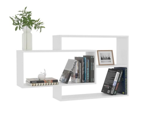 Nowoczesna-półka-ścienna-biała